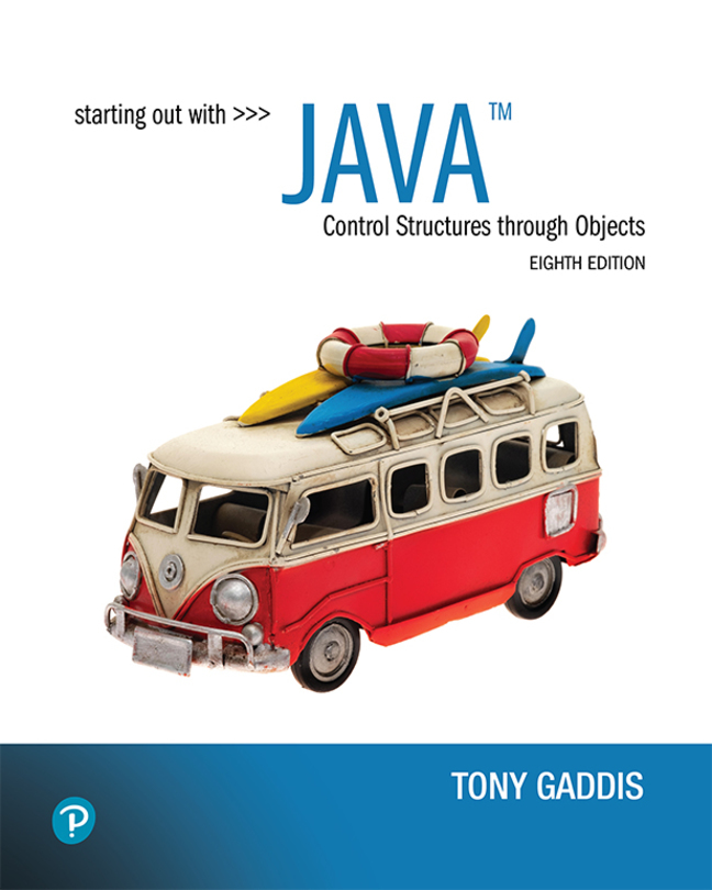 (eBook) (PDF) Starting Out With Java: Control Structures through Objects, 8th edition