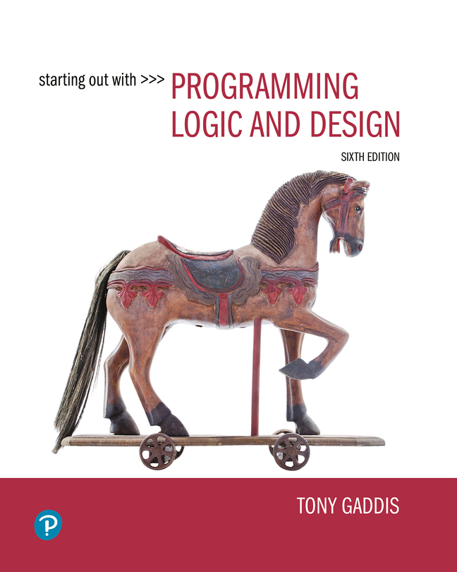 (eBook) (PDF) Starting Out with Programming Logic and Design, 6th edition