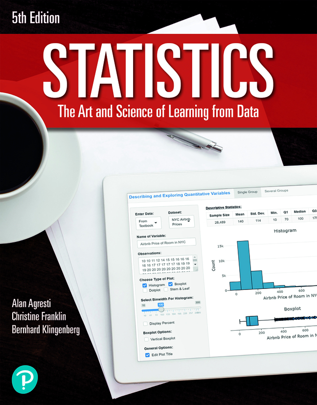 (eBook) (PDF) Statistics: The Art and Science of Learning from Data, 5th edition