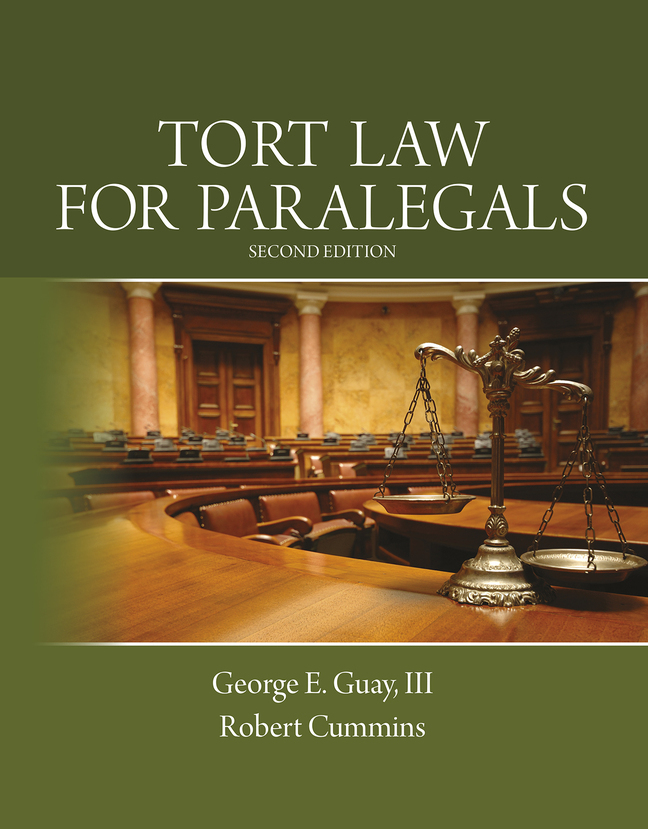 (eBook) (PDF) 
                     Tort Law for Paralegals,
    2nd edition