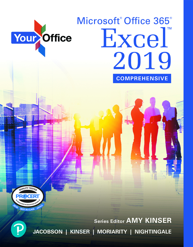 (eBook) (PDF) 
                     Your Office: Microsoft Office 365, Excel 2019 Comprehensive,
    1st edition