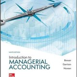(eBook PDF)Introduction to Managerial Accounting 9th Edition by Peter C. Brewer Professor,Ray H. Garrison,Eric Noreen