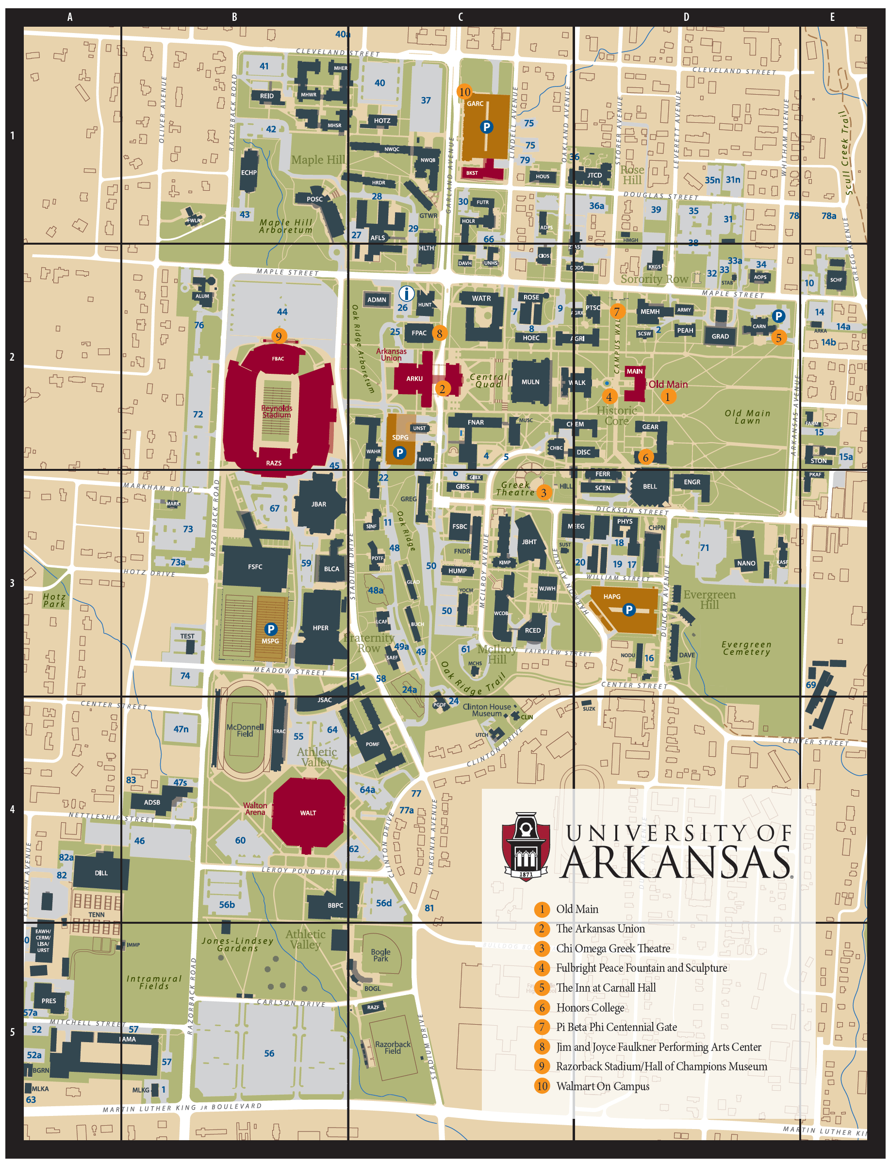 Arkansas Tech University Size At Carolyn Pless Blog Uarkmap.