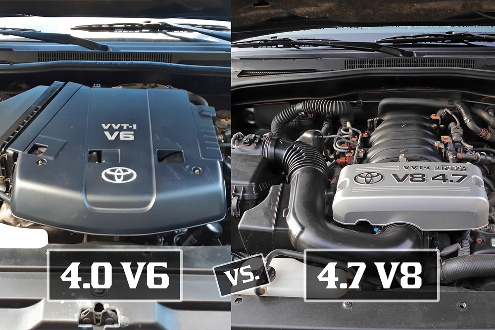Toyota 4runner 4.7 v8 vs. 4.0 v6: how do they really compare?