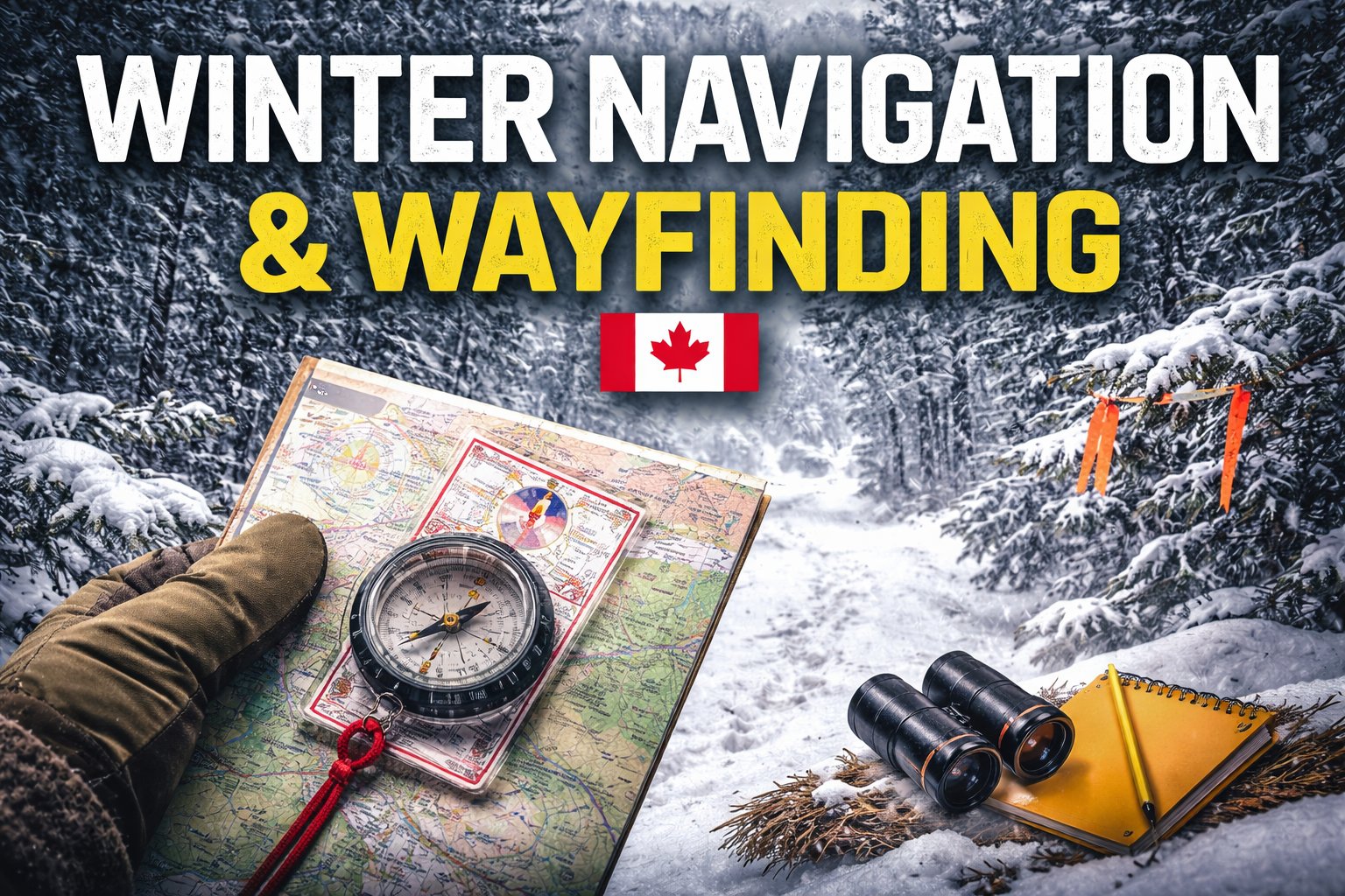 Wilderness Skills Winter Navigation Wayfinding When Electronics Fail Winter Navigation Featured Under2mb 
