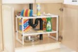 Whether you live alone or in a house full of kids, the last thing you want to have to deal with is a broken kitchen sink. Under Sink Expandable Shelf | Canadian Tire