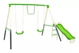 Sportspower Rosemead Swing And Slide Set Msc 3782 Bm Metal Swing Sets Swing And Slide Set Metal Swings Suitable for 3 to 8 years Max.