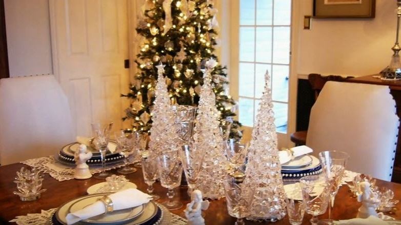 como decorar la mesa para Navidad fácilmente