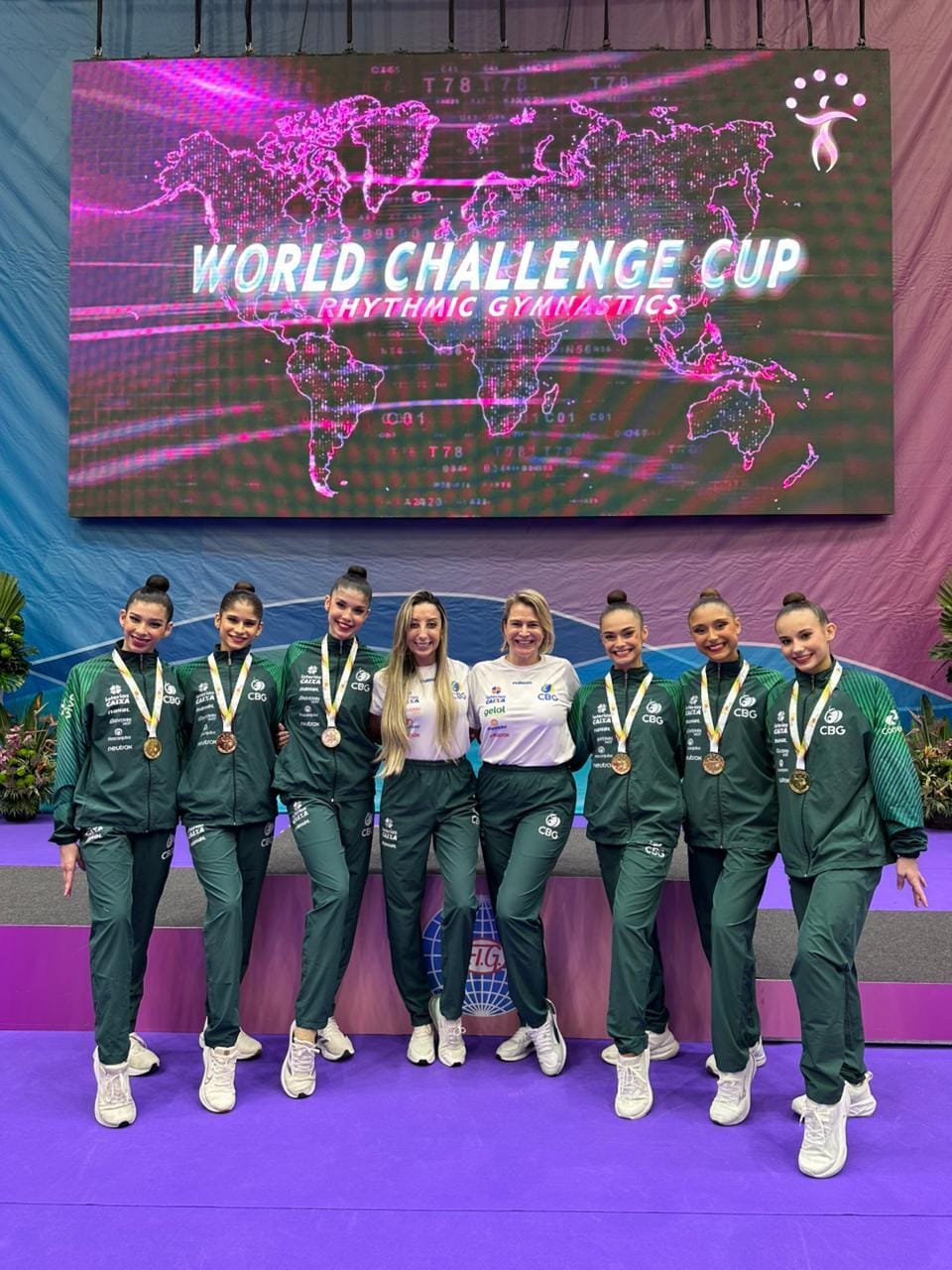 Brasil conquista seu primeiro ouro no all-around de Ginástica Rítmica - Canal Na Coruja