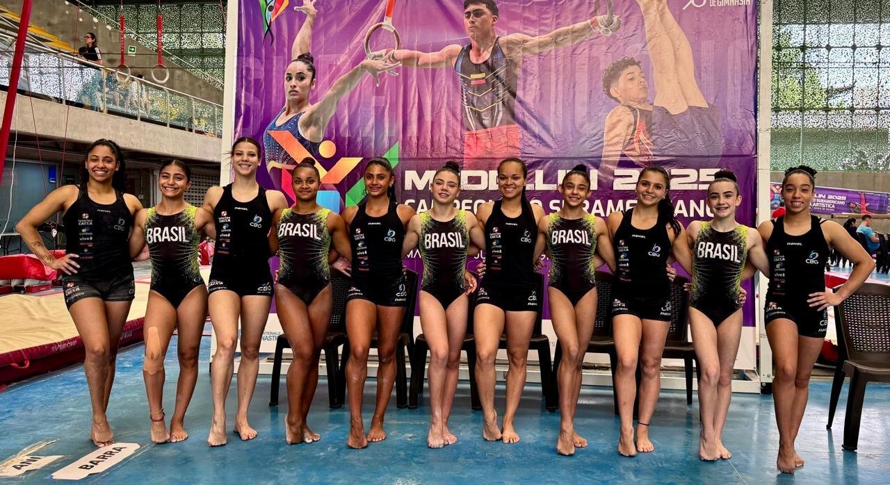 Ginastas das categorias adulta e juvenil participam do Sul-Americano de GA - Canal Na Coruja