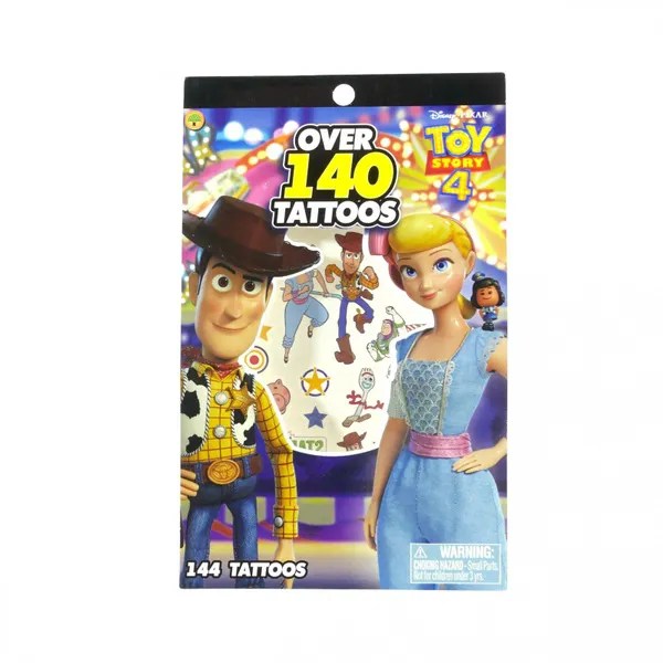 Disney Pixar Toy Story 4 Temporary Tattoo Booklet 4 Sheets Over 140 Tattoos Included Character And Logo Designs | Wish 600_x_600_jpg