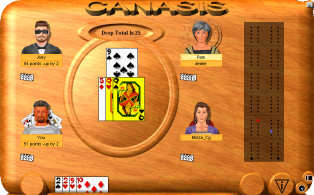 Play cribbage online with this website. Canasis Free Games Cribbage Game