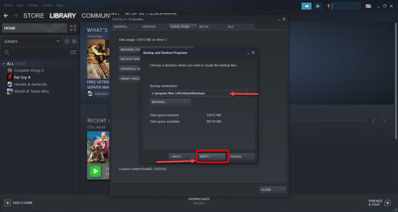 How To Backup Steam Games Steam Backup Games Ss4 