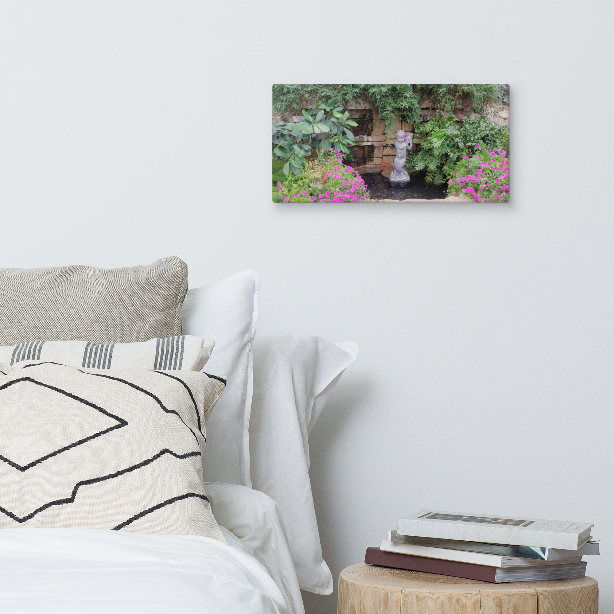 Merfolk Garden Statue Canvas - Image 6