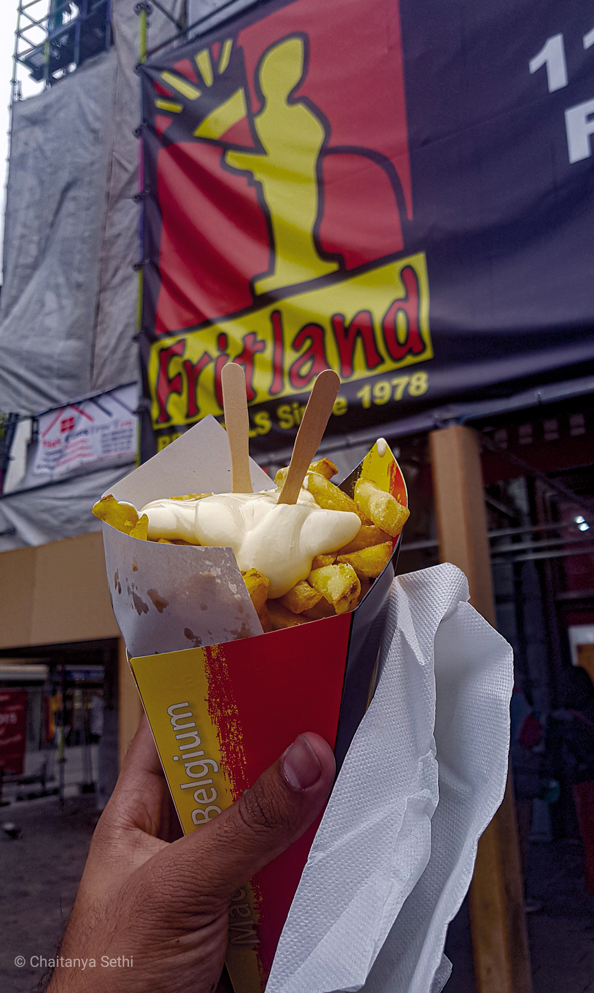 Belgian Fries at Fritland