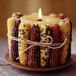 Indian Corn Fall Candle Display – Craft Gossip