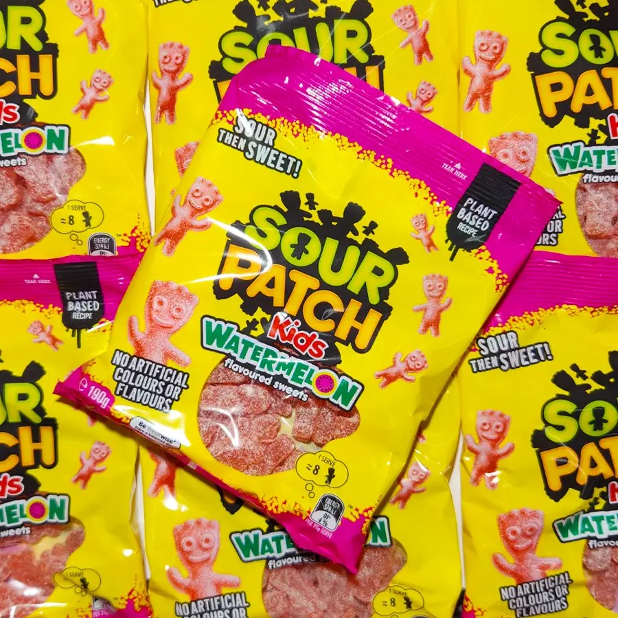 Sour Patch Kids Watermelon 190g Sour Peg Bag Candy Co Sour Patch Kids Watermelon 190g.webp