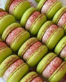 Начинки макарон Лайм-Клубника-Базилик + Яблочный пирог (Алиса Стрельцова, sweetsbyalice)