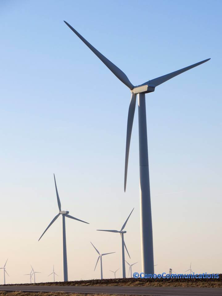 wind turbines