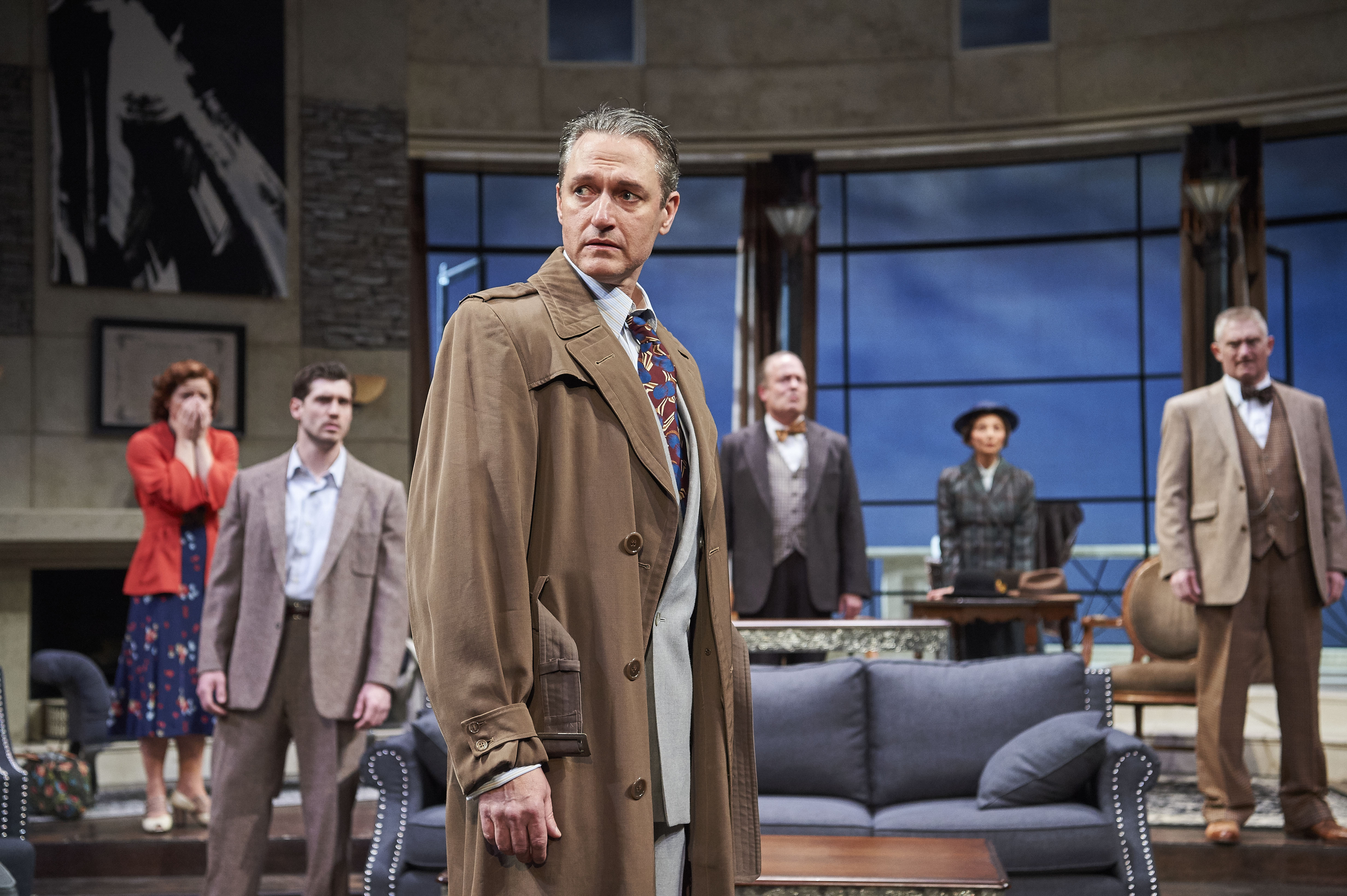 The ensemble of “And Then There Were None.” PHOTO | Roger Mastroianni