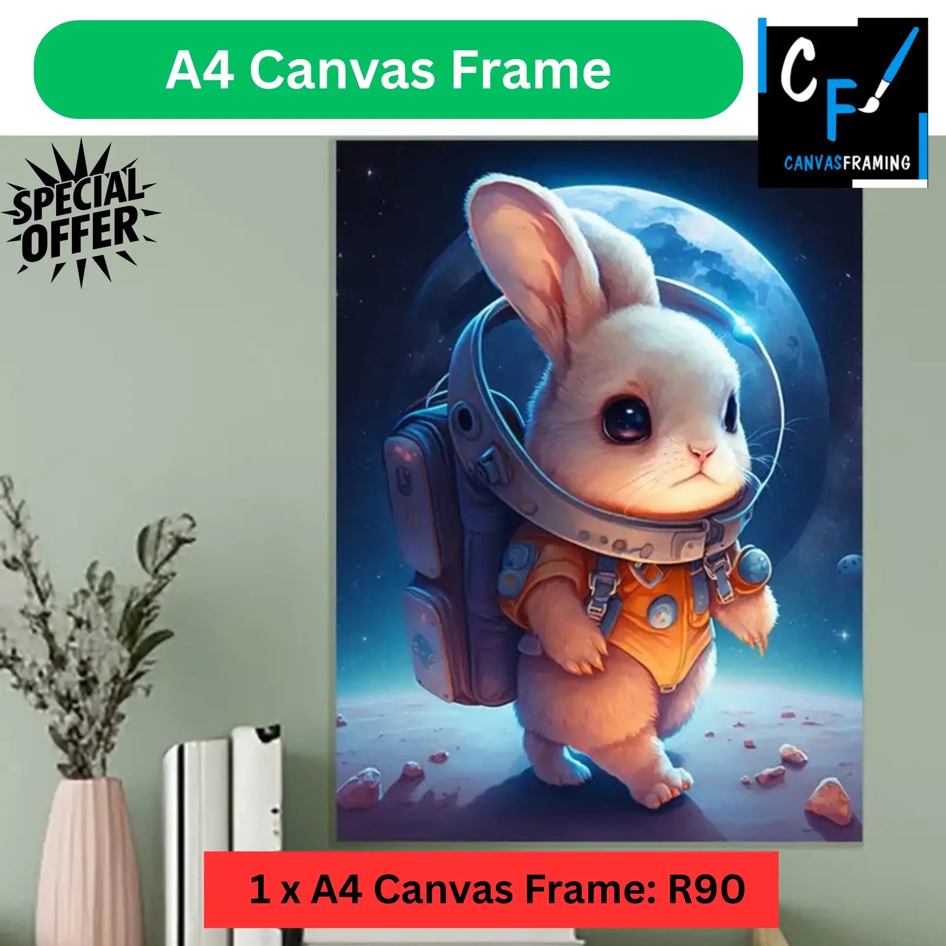 A4 Canavs Frame
