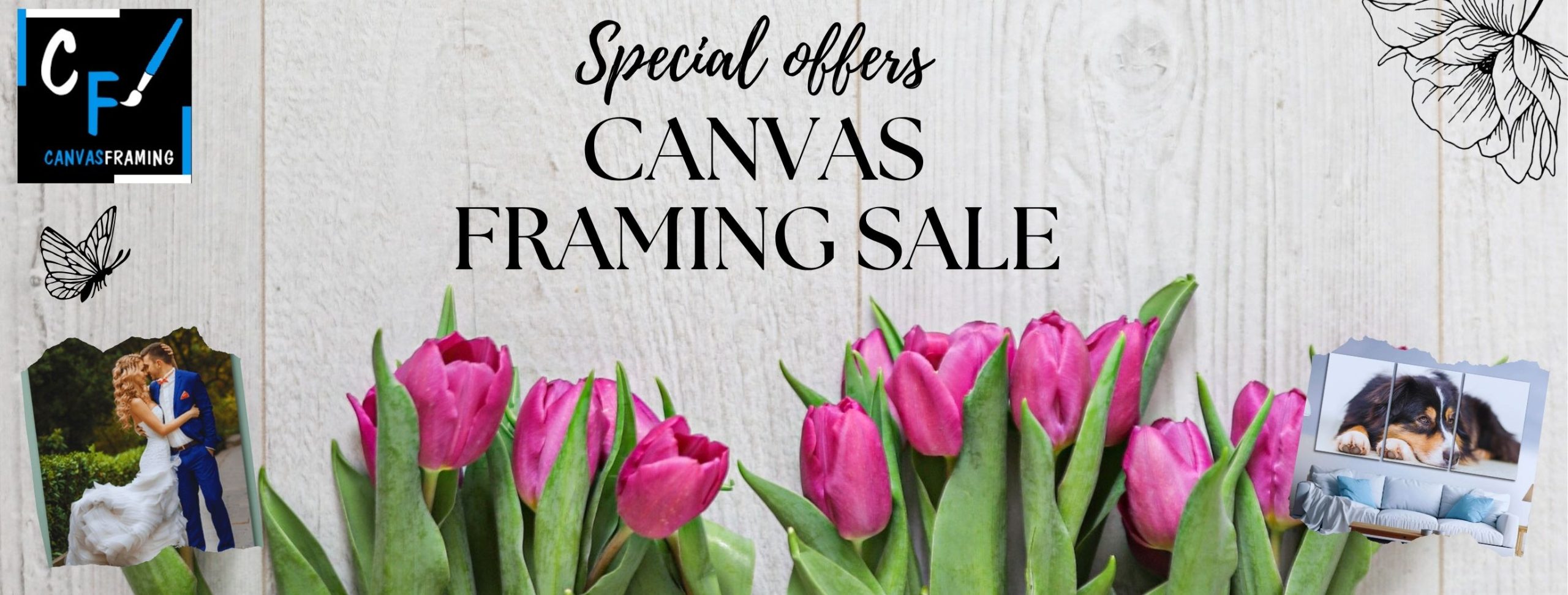 Spring Canvas Framing Specials