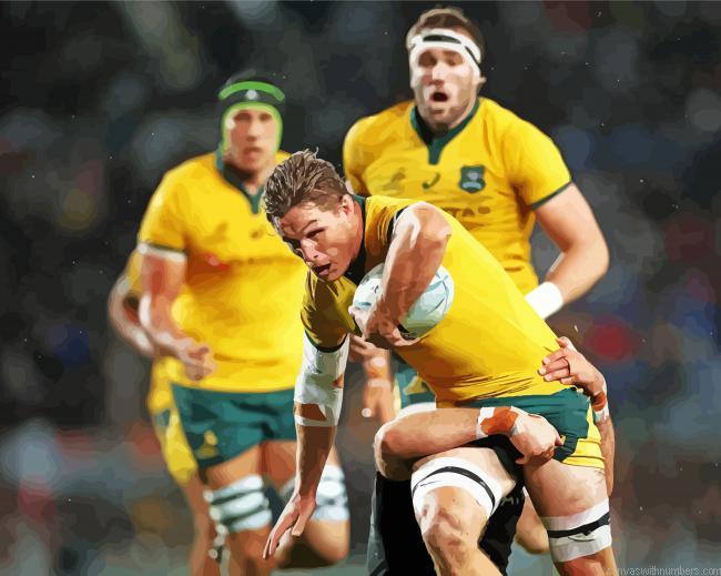 Aust Rugby Paint By Numbers