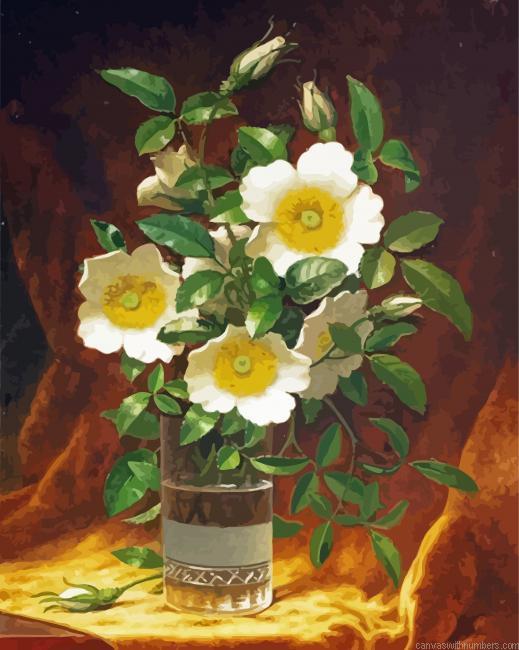 Cherokee Roses Martin Johnson Paint By Numbers