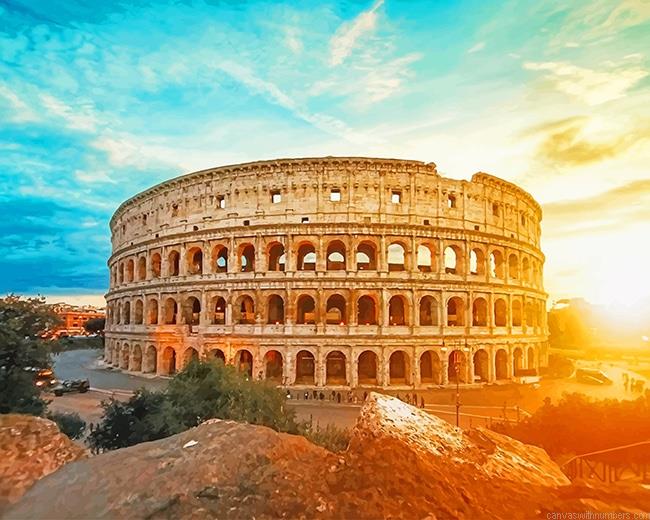 Colosseum Rome NEW Paint By Numbers