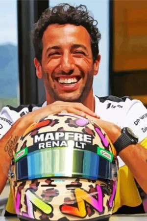 Daniel Ricciardo Australian Car Racer Paint By Numbers.jpeg