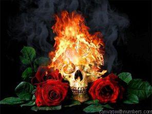 Death Roses Paint By Numbers
