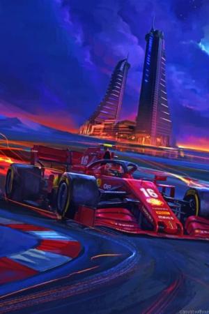 Ferrari Car Racing Paint By Numbers.jpeg