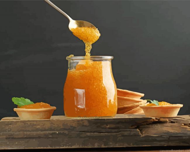 Fish Roe In Glass Jar Paint By Numbers.jpeg