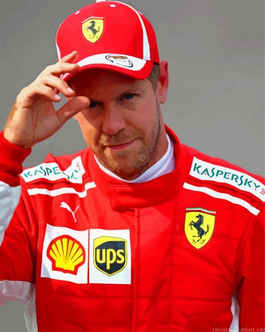Sebastian Vettel German Racing Driver Paint By Numbers.jpeg