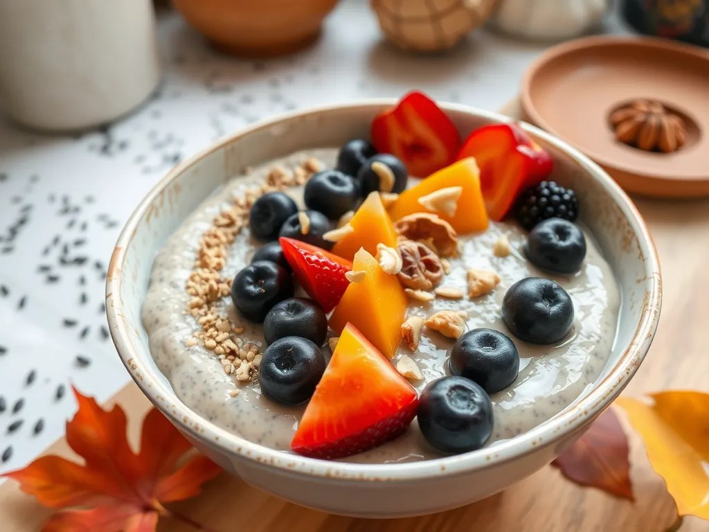 2-minute microwave chia pudding