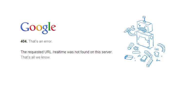 404 error