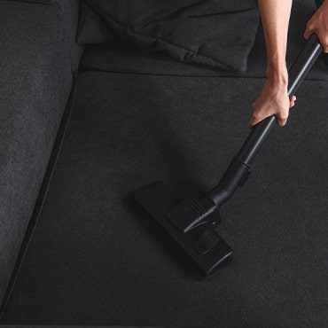 Sofa upholstery cleaning with steam extraction — Austin, TX