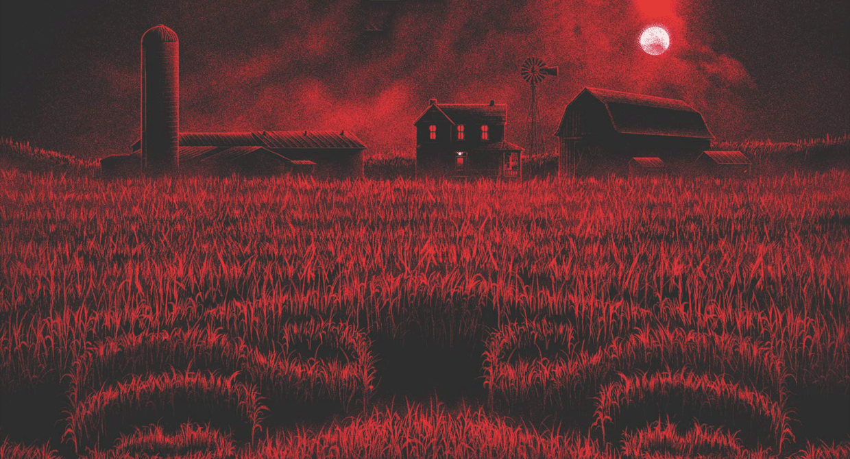 Clown in a Cornfield