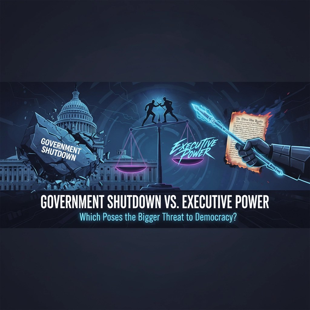 Government Shutdown vs. Executive Power: Which Poses the Bigger Threat to Democracy?