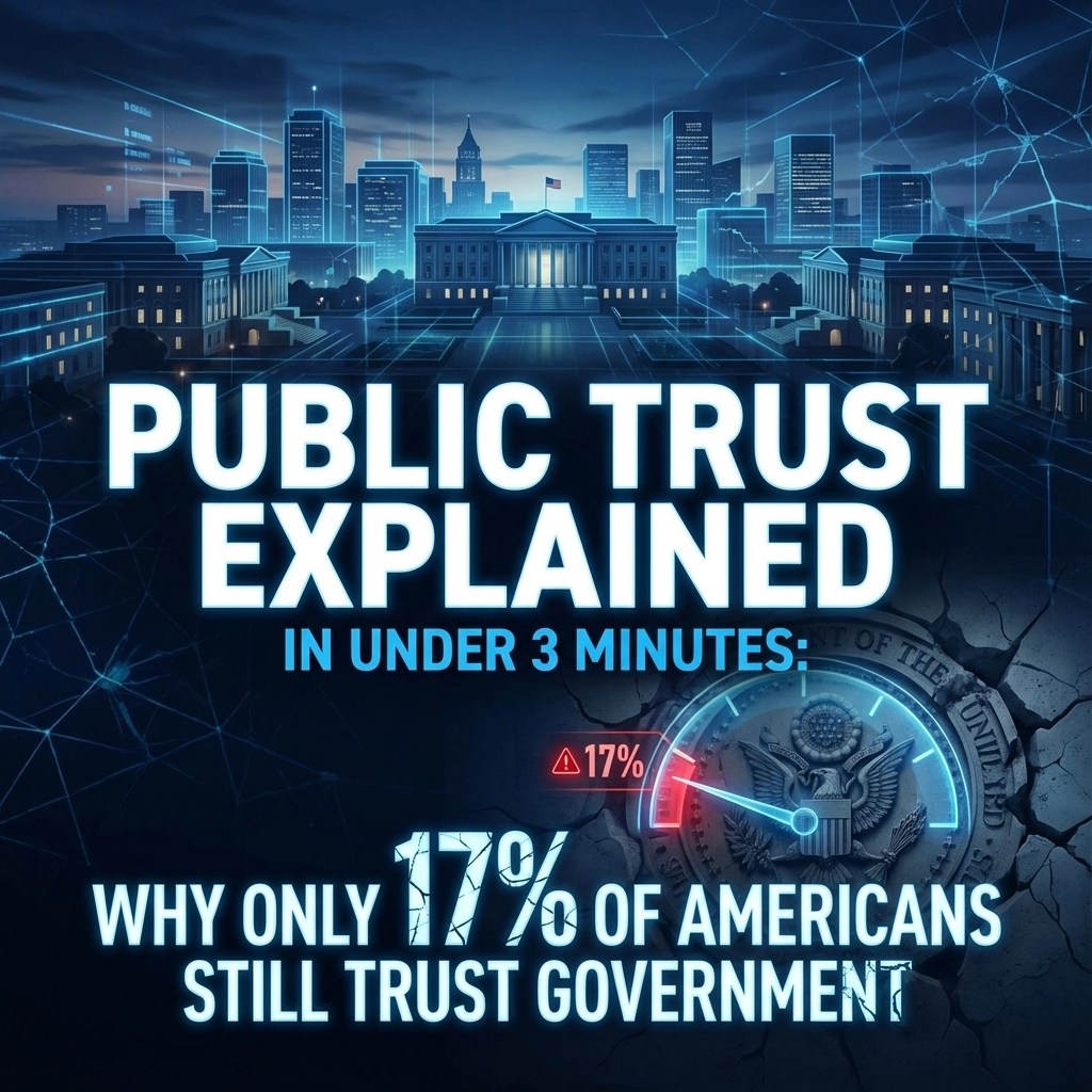 Public Trust Explained in Under 3 Minutes: Why Only 17% of Americans Still Trust Government