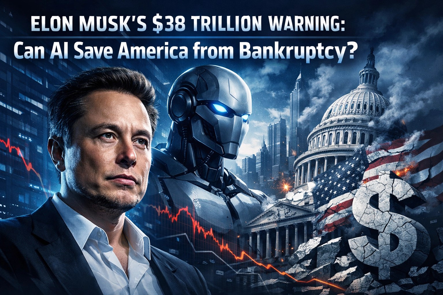 Elon Musk's $38 Trillion Warning: Can AI Save America from Bankruptcy?