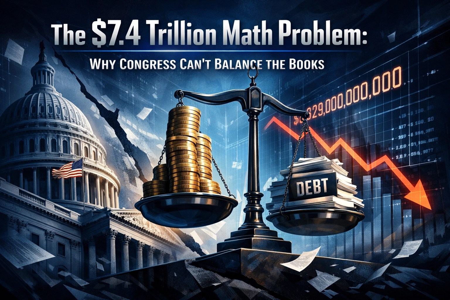 The $7.4 Trillion Math Problem: Why Congress Can’t Balance the Books