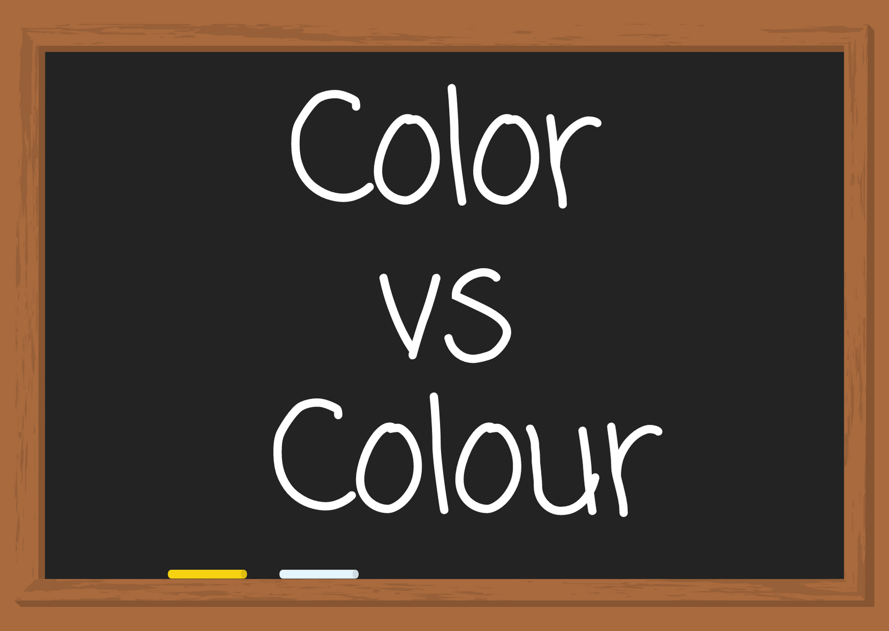 Show them the proper way how to color. Color Vs Colour What S The Correct Spelling Capitalize My Title