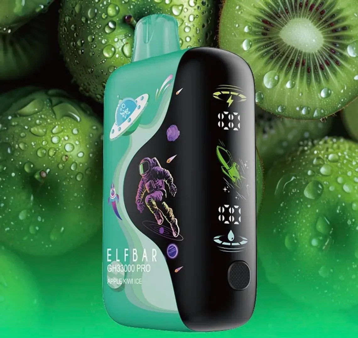 Elf Bar GH33000 Pro - Apple Kiwi Ice (Яблоко Киви Лёд).