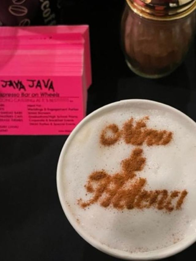 Latte Stencil Art Elevate Your Event With Java Java Espresso Bar On - Ultra HD 8K Sunset Illustrations | Free Download