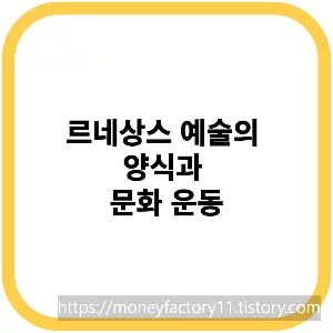 르네상스 양식과 문화 운동
