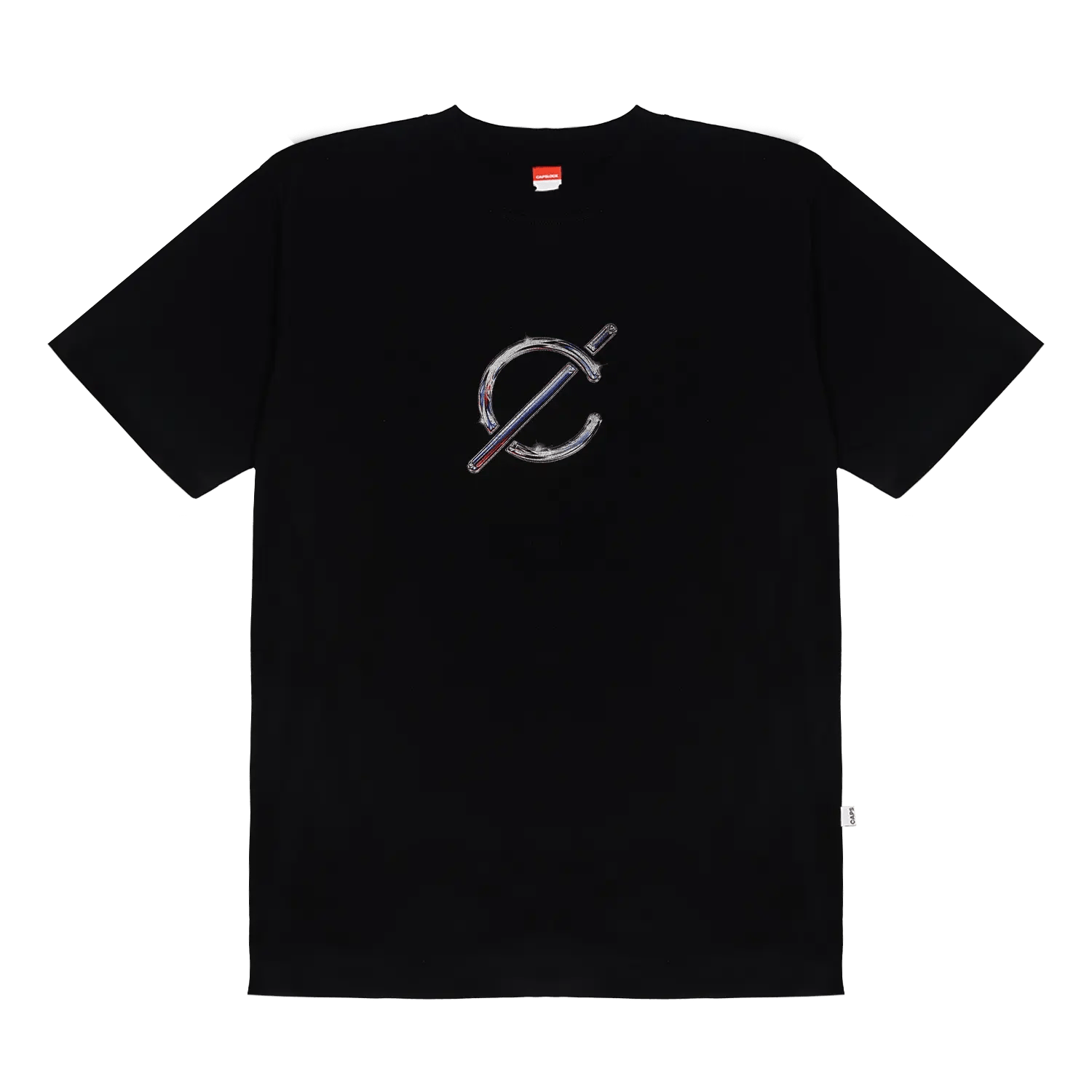 Capslock Foil Logo Black