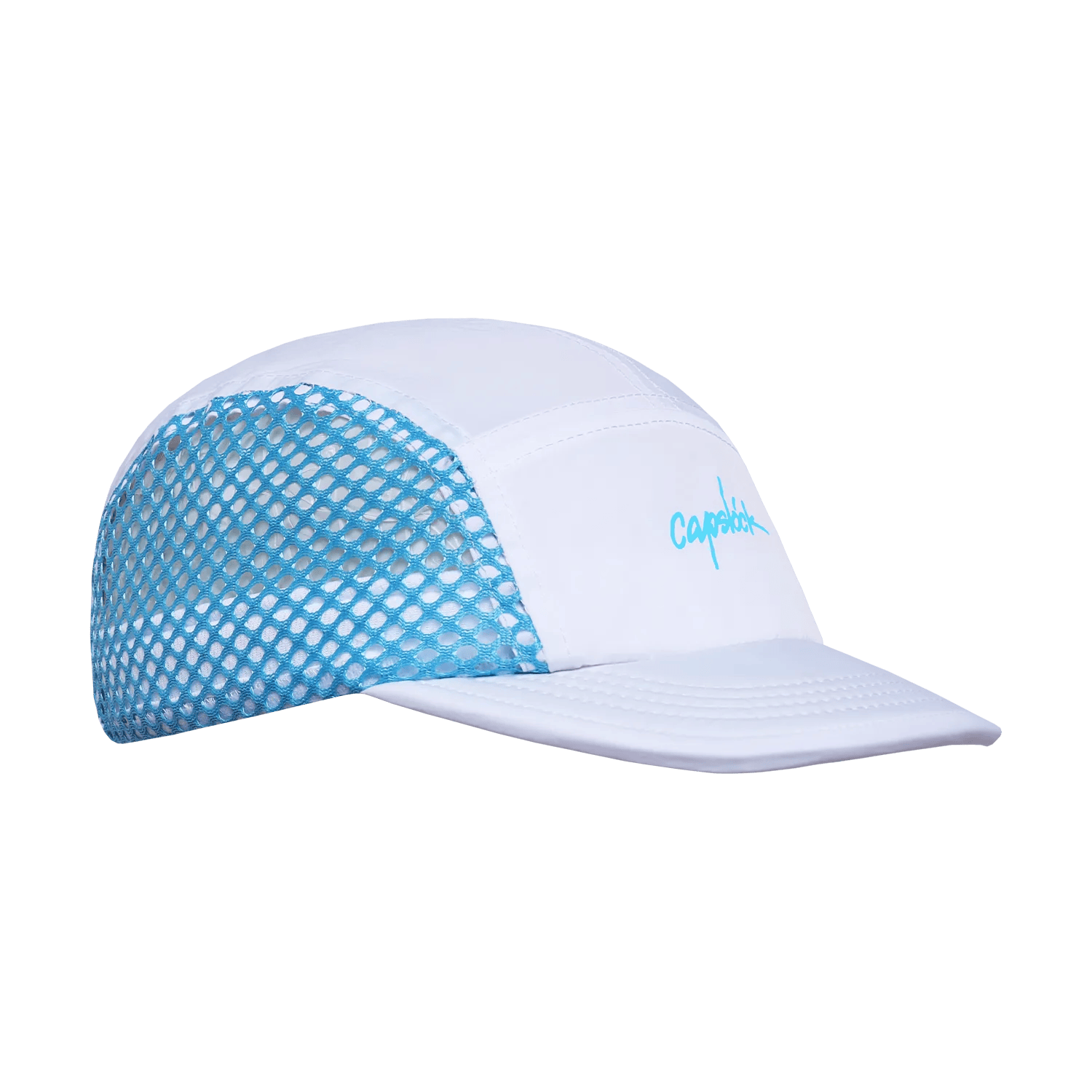 Two Dots - 5 Panel - White Blue