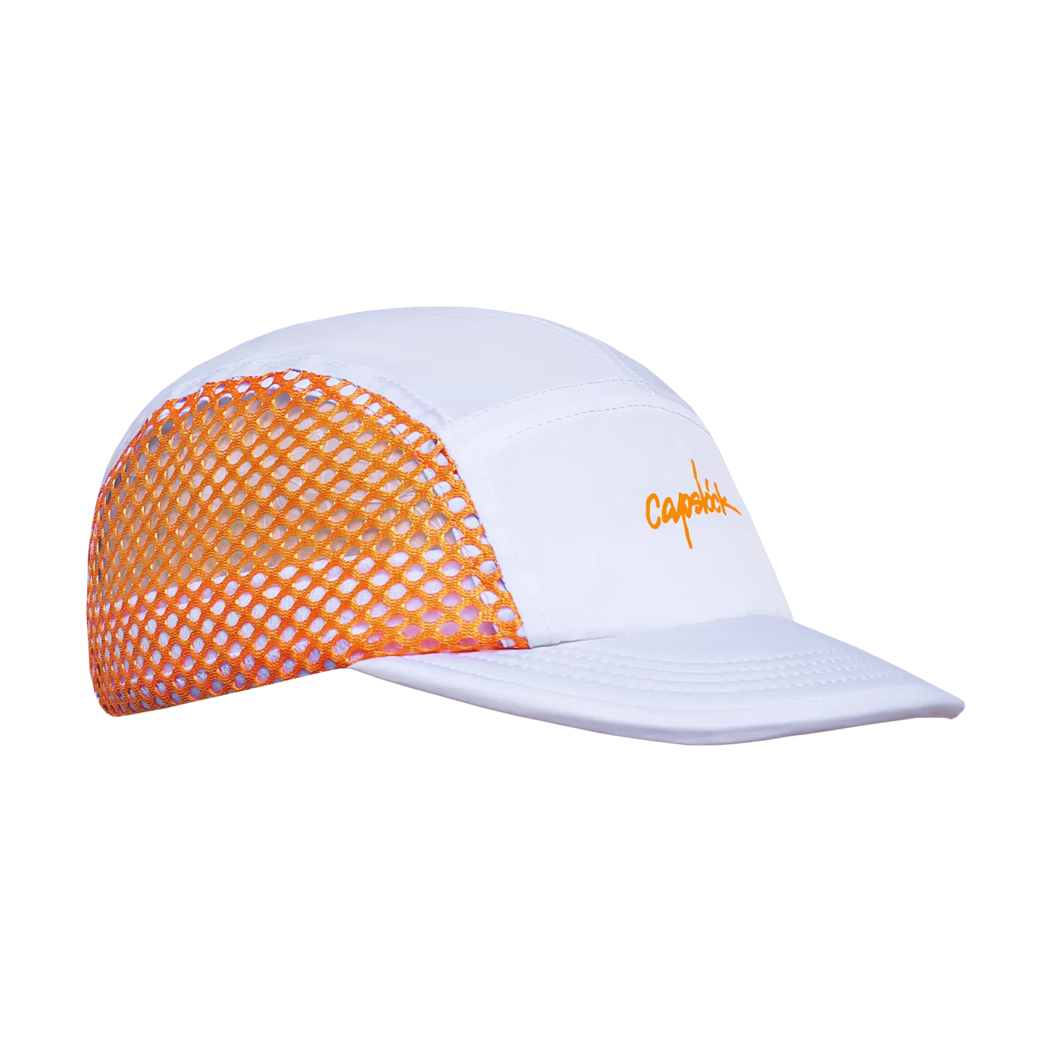 Two Dots - 5 Panel - White Orange