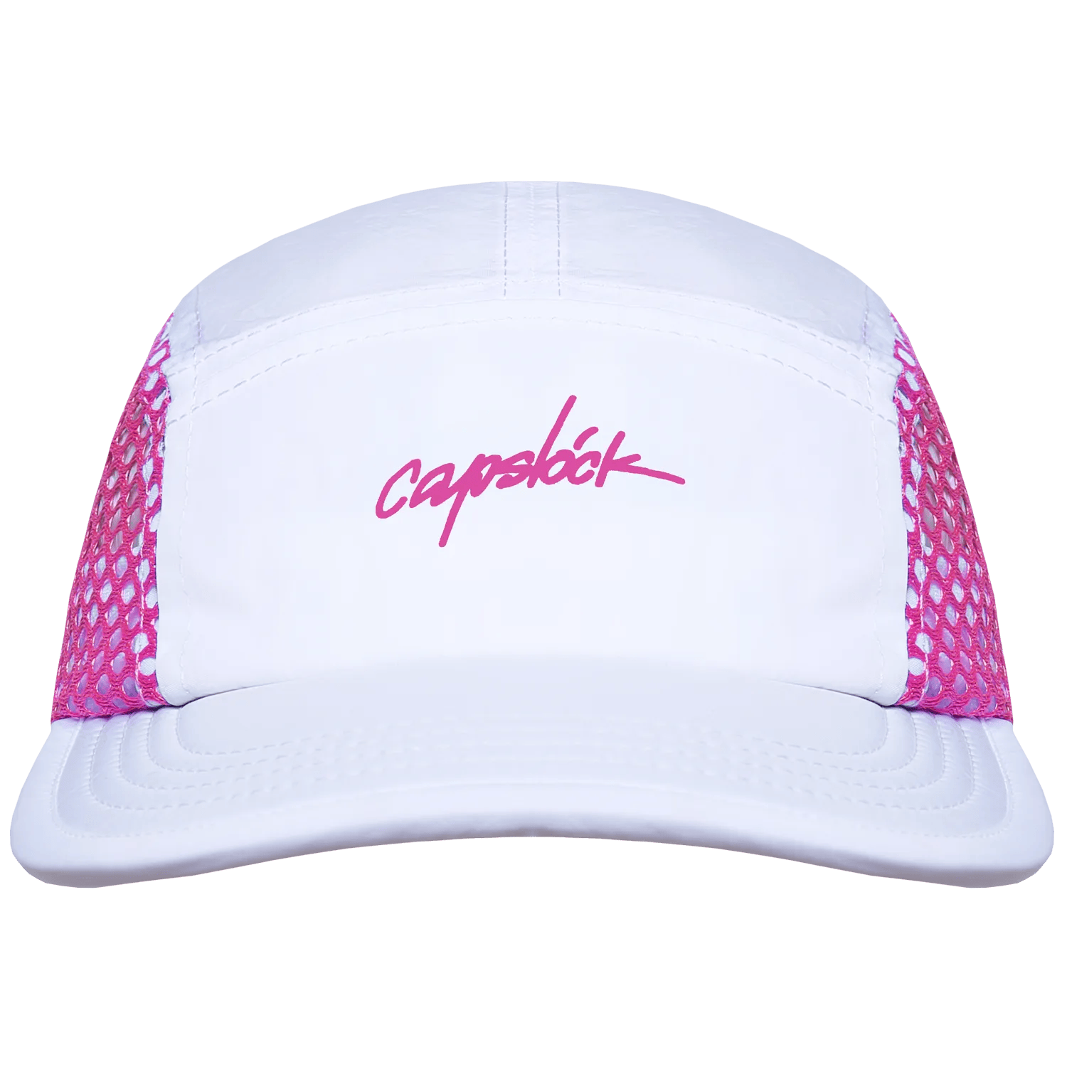 Alternative view of Two Dots - 5 Panel - White Pink